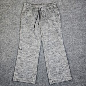 Under Armour ColdGear Storm Sweatpants Men's L Loose Fit Fleece Space Dye Gray
